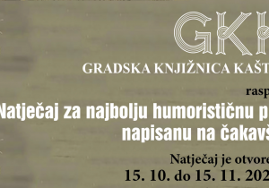 GKK raspisuje “Natječaj za najbolju humorističnu priču napisanu na čakavštini”