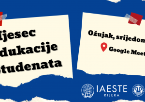 IAESTE Rijeka: online Mjesec edukacije studenata